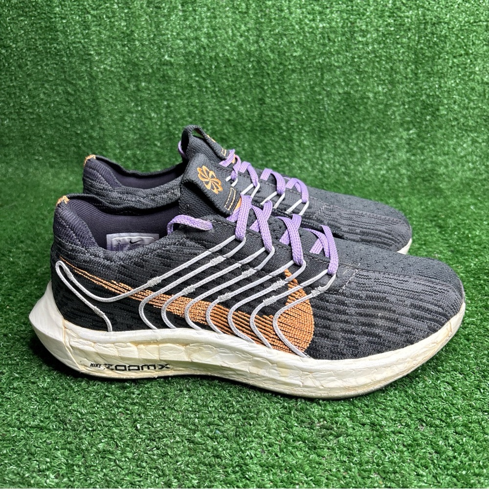 NIKE Shoes Womens Pegasus Turbo ZOOM X DM3414-003 Gray Orange Purple Size 9